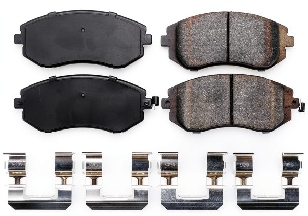 Power Stop Z17 Front Ceramic Brake Pads with Low Dust and Hardware-1